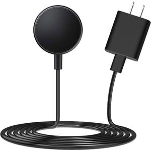 Watch Charging Adapter Compatible for Samsung Galaxy Watch 6/7/Ultra, 6 Classic, 5/5 Pro/4/4 Classic/3/Active 2/Active 1, Magnetic Wall Fast Charger & Cable, Magnetic Wireless Charging Cable 3.3FT