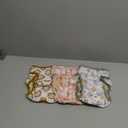 Langsprit Washable Female Dog Diapers (3 Pack) -Doggie Reusable Diapers for Doggy Puppy Female in Period - Highly Absorbent Dog Heat Panties with Adjustable Snaps (Rabbit, Owl, Lion, Large)