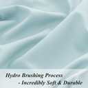 Twin Fitted Sheet Only - Premium 1800 Super Soft & Cozy Microfiber, Wrinkle, Fade, Shrinkage Resistant Deep Pocket Twin Size Fitted Bottom Sheet, Light Blue