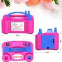 Chamvis Balloon Pump Electric, 110V 600W Balloon Pump Inflate, Air Pump for Balloons: Balloon Blower Machine for Fast and Easy Filling Balloons