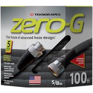 zero-G 4001-100 Garden Hose, 5/8" x 100', Gray