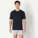 Amazon Essentials Men's Regular-Fit Short-Sleeve T-Shirt, Pack of 6 (Black, XL)