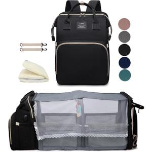 Black boy Diaper Bag Backpack: Baby toddler Bags with Changing Station for Women Men Girls Mom Dad Large Travel Backpack Paaleras Modernas Para Bebe Nia Nio Newborn Essentials Baby New Born Gift, Medium