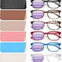 NOVIVON 6 Pack Reading Glasses for Women/Men, Bifocal, Progressive, Readers for Women/Men, Eye glasses, +2.0
