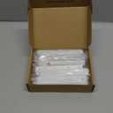 Rergy 10 Pack White Finger Pulls, White Edge Pulls - 5in Cabinet Pulls