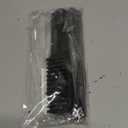 6 PCS Hair Comb Set Black, Durable Wide and Fine Tooth Rat Tail Hair Barber Comb for Women & Man, Professional Combs for Wet Curly Natural Hair Detangling Parting Teasing Styling & Cutting