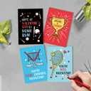 Chenive Valentine's Day Cards for Kids, Sports Themed Valentines Day Greeting Card, 40 Valentine's Day Cards Bulk for School Preschool Class Classroom, 3.5 x 5 IN