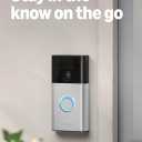 Ring Battery Doorbell (newest model), Home or business security with Head-to-Toe video, Live View with Two-Way Talk, and Motion Detection & Alerts, Satin Nickel