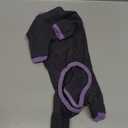 PUMYPOREITY Sticky Hair Cat Clothes, Prevent Hair Loss Cat Pajamas, Soft Cat Sweaters for Cats Only, Cat Hair Sticky Onesie, Cat Recovery Suit After Surgery, Black, M