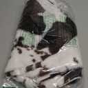 Christmas Tree Skirt 30/48 inches, Cow Stripe Plush Faux Fur Christmas Tree Skirt Xmas Tree Skirt for Christmas Decorations Home Party Holiday Decor Cow, 78 CM