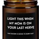 Best Gifts for Dad, Funny Christmas Father's Day Birthday Gift from Daughter Son, New Dad Men Fathers Gifts Lavender Scented Candle