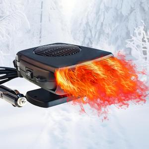 Portable Car Heater, 12V 200W 2-in-1 Defroster Defogger with Handle, 2026 New Upgrade Fast Heating & Cooling Fan Plug into Cigarette Lighter for Car, RV, Travel