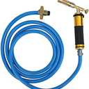 Eujgoov Gas Plumbing Turbo Torch with Hose Welding Tools for Welding, Impurity Removal, Soldering, Jewelry Making, etc
