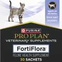 Purina Pro Plan Veterinary Supplements FortiFlora Probiotics for Cats for Digestive Gut Health and Diarrhea - 30 ct. Box