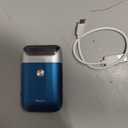 Portable Electric Razor for Men with 8,000 RPM Dual Floating Blade, 1H Charge for 60 Days, Type-C, IPX7 & Anti Pinch, Design for Daily/Travel Use, Electric Foil Shavers for Face, Navy