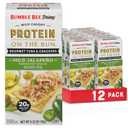 Bumble Bee Prime Protein on the Run Snack Kit, Pack of 12 - Gourmet Tuna Marinated in Olive Oil & Mild Jalapeno with Crackers and Serving Utensil - Easy Open Can (EXP 09/30/27)