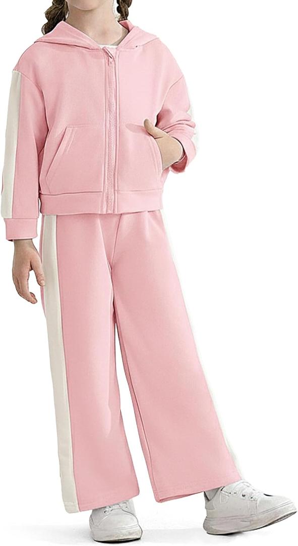 Mioglrie Girls Clothes 4T 5T Fall Winter Girl Outfit Toddler Girl Clothes Size 6 7 8 Sweatshirt Pant Clothing Sets