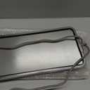 Stainless Steel Mirror, 7 x 16 inches, West Cost Mirror. Heated plus lights option (7X16 SS Heated, with Light)