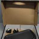 Wanateber Universal Stroller Snack Tray, Double-Layer Removable Stroller Snack Tray Attachment with Strollers Cup Holder, Non-Slip Snacks Holder for Strollers Accessories