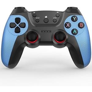X2 Blue Retro Gaming Console 4K Edition Plug-and-Play TV Gaming Console 128GB Storage 40,000+ Games and 40+ emulators 2 Rechargeable Wireless Controllers (128G-Battery Wireless Controller)