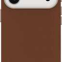 OtterBox iPhone 17 Pro Symmetry Series Cactus Leather Case - Desert Saddle - Brown - Slim, Premium Protective iPhone Case