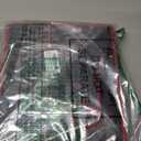 Silkfly 12 Pcs Thank You Gift Bags with Handle 12x10x4'' Welcome Elegant Gifts Bag with Bow Ribbon for Mother's Day Wedding Graduation Bridesmaid Baby Shower Birthday Housewarming (Black,Red)