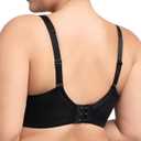 HSIA Minimizer Bras for Women Plus Size, Full Coverage Coolcomfort T Shirt Unlined Bra with Underwire for Heavy Breast (Black, M)
