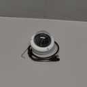 HD 1080P 2MP 180 Degree Surveillance Security Camera Wired Coax Fisheye 1.7mm Lens Super Wide Angle Dome Camera Outdoor 4 in 1 (TVI/AHD/CVI/BNC Real Hybrid Analog CCTV Cameras) IR Night Vision