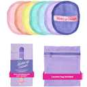 The Original Makeup Eraser, 7-Day Set, Erase All Makeup with Just Water, Including Waterproof Mascara, Eyeliner, Foundation, Lipstick, Sunscreen, and More! 7ct (7 Count (Pack of 1), Dewy Glow)