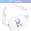 Simikol Belt Bag Initail Letter Travel Fanny Pack Cute Butterfly Crossbody Bags for Girls Fashion Waist Packs Letter A-T Outside Lightweight Waterproof Running Workout Hiking Travel Belt Bags, R