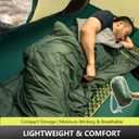 BISINNA Warm Weather Sleeping Bag Ultralight Portable Backpacking Lightweight Sleeping Bags for Adult Kids Outdoor Hiking Camping