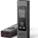 2-in-1 Laser Measure & Line Laser 165 FT - Distance Meter with Cross-Line, Laser Level with 3 Lasers Heads, 1.4" LCD, Type-C Rechargeable- Area/Volume/Pythagorean for Construction, Tiling, DIY