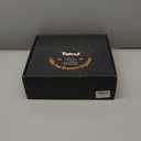 Teicui Tempered Glass and Natural Wood Coffee Pod Drawer Organizer  20 Capsule Multifunctional K Cup Storage | Countertop Coffee Station Organizer for Home/Office (White)