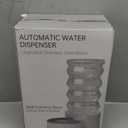 Upgraded 8L Automatic Gravity Dog Water Bowl Dispenser, 100% BPA-Free, Stainless Steel Cat Water Dispenser, Large Capacity Water Dispenser with Two Caps and Filters (8L+)
