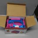 IDAODAN Electric Balloon Pump, Portable Electric Balloon Blower Machine Balloon Air Pump Dual Nozzle Rose Red 110V 600W Balloon Inflator for Party Decorations