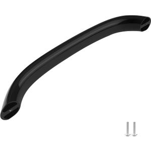 Microwave Door Handle Black Compatible with Frigidaire Electrolux Select Microwaves, Replace# 5304477398, Approx. 24.8 cm / 9.76 in Hole Spacing, 27.6 cm / 10.87 in Overall Length