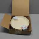 Homienly Deep Plate Set 6 PCS Reusable Dinner Plates Alternative for Plastic Plate Microwave and Dishwasher Safe Wheat Straw Plates for Kitchen Unbreakable 10 Inch Salad Plates for Outdoor (Multi)