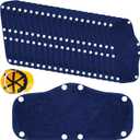 20-Pack Cotton Hard Hat Sweatbands, Washable Liner for Comfort (Blue)