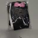 Niannyyhouse Black Suit Coat Pink Bow White Shirt Pants 15cm Plush Doll Clothes Doll Dress Up (Black-2)