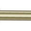 Modern Curtain Rods, 1Inch Diameter Decorative Single Window Rod Telescoping 48-84 Inch Adjustable Drapery Rods Antique Bronze Color For Bedroom Living Room Kitchen Office