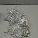 Christmas Snowflakes Window Lights, 5 Pack 72 LEDs Waterproof Hanging Battery Operated Christmas Decoration with Timer for Indoor Outdoor Xmas Home Winter Party Patio Bedroom Decor, Warm White