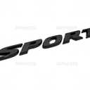 1PC Sport Rear Trunk Lid Letter Logo 3D Badge Emblem Nameplate Fit for Civic (Gloss Black)