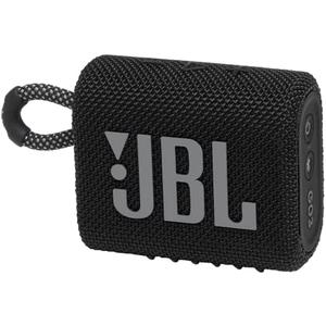 JBL Go 3 - Portable Mini Bluetooth Speaker, big audio and punchy bass, IP67 waterproof and dustproof, 5 hours of playtime, speaker for home, outdoor and travel (Black)