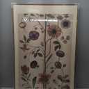 Large Framed Vintage Floral Botanical Wall Art for Living Room, 24x36 In | Set of 2, Canvas prints, Retro neutral plant art, Rustic flowers paintings, Pictures for bedroom dining room wall decor