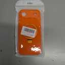 Compatible with iPhone Air Case with Stand, Full Camera Protection Slim Liquid Silicone Phone Case for iPhone 17 Air Compatible with MagSafe Magnetic Ring Kickstand Case 6.5", Cosmic Orange