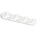 URSOLA 4 Light Bathroom Vanity Light LED White Wall Light Fixtures Up and Down Rotatable Dimmable 27 inch Bathroom Lighting