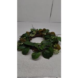 24 Inch Eucalyptus Wreaths for Front Door,Spring Summer Fall Autumn Winter Wreaths,Large Eucalyptus Greenery Wreath with Olive Leaves Berries for Front Door Outdoor Farmhouse Decor All Seasons