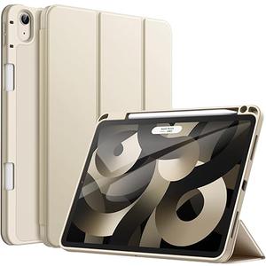 JETech Case for iPad Air 11-Inch M4/M3/M2 (2026/2025/2024), iPad Air 5/4 (2022/2020 5th/4th Generation 10.9-Inch) with Pencil Holder, Slim Tablet Cover with Soft TPU Back, Auto Wake/Sleep