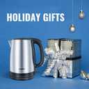 COMFEE' 1.7L Stainless Steel Electric Tea Kettle, BPA-Free Hot Water Kettle Electric with LED Light, Auto Shut-Off and Boil-Dry Protection, 1500W Fast Boil Electric Kettle