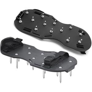 Fully Assembled Spiked Shoes with Sharp Short Spikes for Epoxy Floor Coating, Self-Leveling Floor, Cover Installation